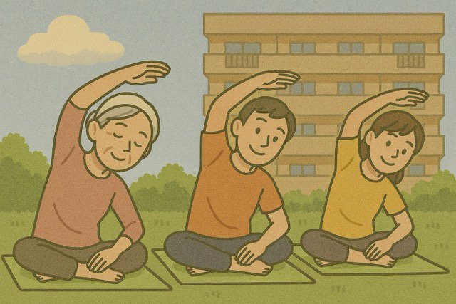 やさしいストレッチヨガのイメージ画像